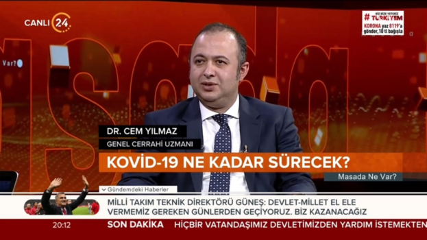 Cem YILMAZ, medic chirurg – Programul Ce avem la masă cu İbrahim Güneş Covid-19